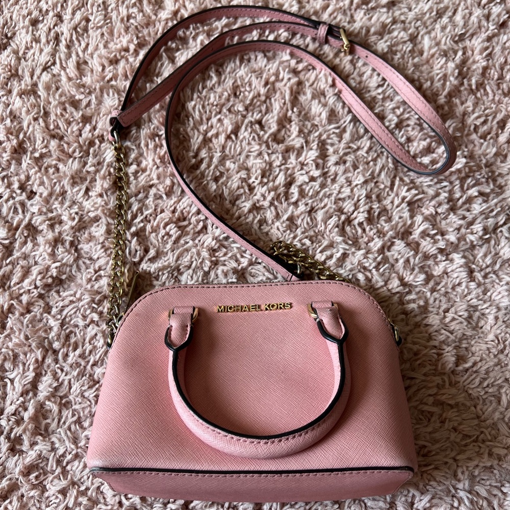 Michael Kors mini Pink Crossbody Bag